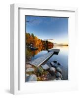 Maine, Baxter State Park, Lake Millinocket, USA-Alan Copson-Framed Photographic Print