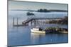 Maine, Boothbay Harbor, Harbor Fog-Walter Bibikow-Mounted Photographic Print