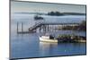 Maine, Boothbay Harbor, Harbor Fog-Walter Bibikow-Mounted Photographic Print