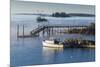 Maine, Boothbay Harbor, Harbor Fog-Walter Bibikow-Mounted Photographic Print