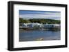 Maine, Boothbay Harbor, Harbor View-Walter Bibikow-Framed Photographic Print