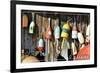 Maine - Bouys-Lantern Press-Framed Premium Giclee Print