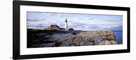 Maine, Cape Elizabeth, Portland Head Lighthouse-null-Framed Photographic Print