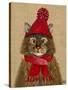 Maine Coon Cat-Fab Funky-Stretched Canvas