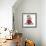 Maine Coon Kitten Wearing a Father Christmas Hat and Scarf-Mark Taylor-Framed Photographic Print displayed on a wall