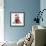 Maine Coon Kitten Wearing a Father Christmas Hat and Scarf-Mark Taylor-Framed Photographic Print displayed on a wall