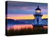 Maine, Doubling Point Lighthouse, USA-Alan Copson-Stretched Canvas