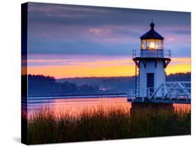 Maine, Doubling Point Lighthouse, USA-Alan Copson-Stretched Canvas