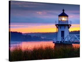 Maine, Doubling Point Lighthouse, USA-Alan Copson-Stretched Canvas