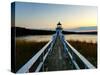 Maine, Doubling Point Lighthouse, USA-Alan Copson-Stretched Canvas