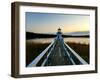 Maine, Doubling Point Lighthouse, USA-Alan Copson-Framed Photographic Print