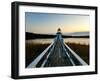 Maine, Doubling Point Lighthouse, USA-Alan Copson-Framed Photographic Print