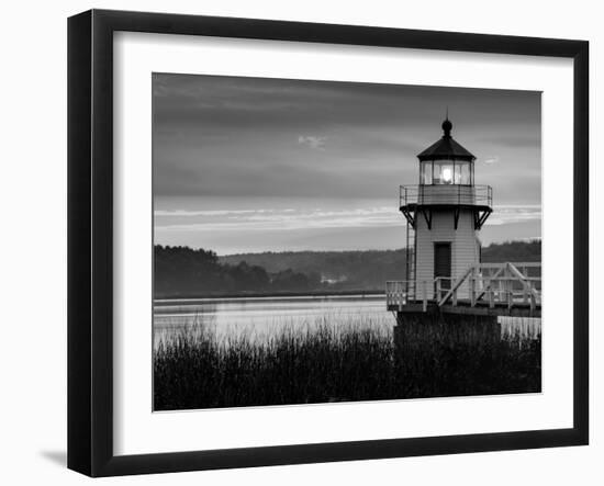 Maine, Doubling Point Lighthouse, USA-Alan Copson-Framed Photographic Print