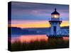 Maine, Doubling Point Lighthouse, USA-Alan Copson-Stretched Canvas