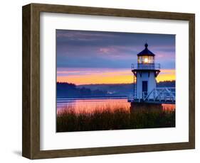 Maine, Doubling Point Lighthouse, USA-Alan Copson-Framed Photographic Print