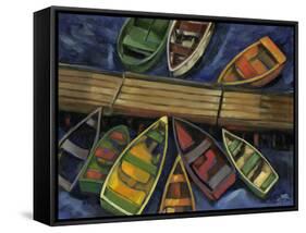 Maine Escape IV-Jennifer Goldberger-Framed Stretched Canvas