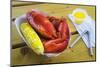 Maine Lobster and Corn on the Cob-Jon Hicks-Mounted Photographic Print