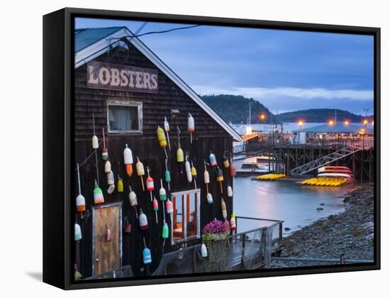 Maine, Mount Desert Island, Bar Harbor, USA-Alan Copson-Framed Stretched Canvas