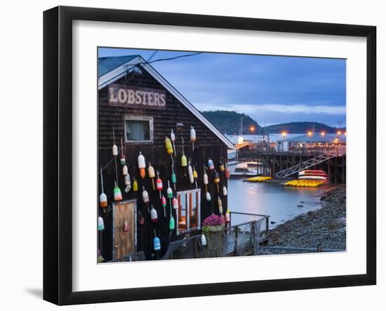 Maine, Mount Desert Island, Bar Harbor, USA-Alan Copson-Framed Photographic Print