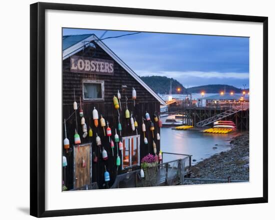 Maine, Mount Desert Island, Bar Harbor, USA-Alan Copson-Framed Photographic Print