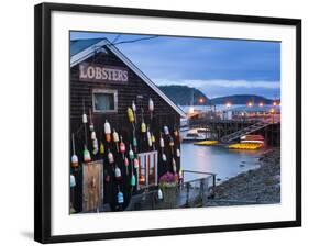 Maine, Mount Desert Island, Bar Harbor, USA-Alan Copson-Framed Photographic Print
