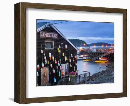 Maine, Mount Desert Island, Bar Harbor, USA-Alan Copson-Framed Photographic Print