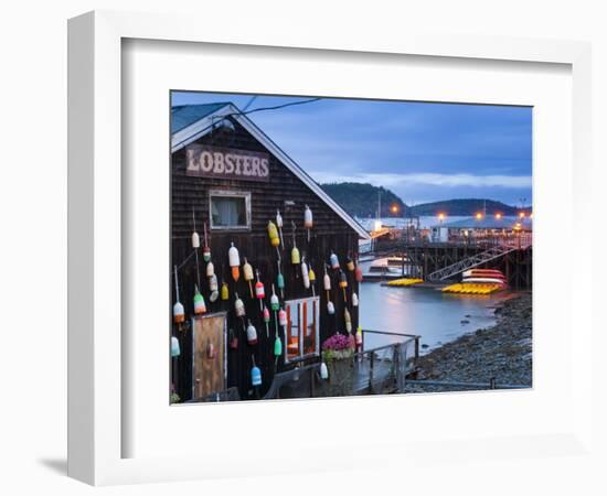 Maine, Mount Desert Island, Bar Harbor, USA-Alan Copson-Framed Photographic Print