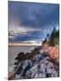 Maine, Mount Desert Island, Bas Harbor, Bas Harbor Lighthouse, USA-Alan Copson-Mounted Photographic Print