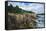 Maine, Mt. Desert Island, Acadia National Park, Cliffs by Sand Beach-Walter Bibikow-Framed Stretched Canvas