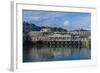 Maine, Mt. Desert Island, Bar Harbor, Pier-Walter Bibikow-Framed Photographic Print