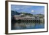 Maine, Mt. Desert Island, Bar Harbor, Pier-Walter Bibikow-Framed Photographic Print