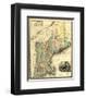 Maine, New Hampshire, Vermont, Massachusetts, Connecticut and Rhode Island, c.1823-Henry S^ Tanner-Framed Art Print