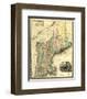 Maine, New Hampshire, Vermont, Massachusetts, Connecticut and Rhode Island, c.1823-Henry S^ Tanner-Framed Art Print