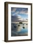 Maine, Newagen, Sunset Harbor View by the Cuckolds Islands-Walter Bibikow-Framed Photographic Print