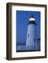 Maine, Pemaquid. Lighthouse offers protection to ships at sea along the coast.-Brenda Tharp-Framed Photographic Print