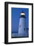 Maine, Pemaquid. Lighthouse offers protection to ships at sea along the coast.-Brenda Tharp-Framed Photographic Print