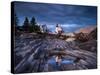 Maine, Pemaquid Peninsular, Pemaquid Point Lighthouse, USA-Alan Copson-Stretched Canvas