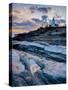 Maine, Pemaquid Peninsular, Pemaquid Point Lighthouse, USA-Alan Copson-Stretched Canvas