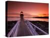 Maine, Port Clyde, Marshall Point Lighthouse, USA-Alan Copson-Stretched Canvas