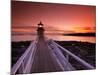 Maine, Port Clyde, Marshall Point Lighthouse, USA-Alan Copson-Mounted Photographic Print
