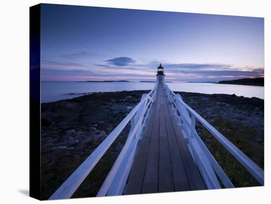 Maine, Port Clyde, Marshall Point Lighthouse, USA-Alan Copson-Stretched Canvas