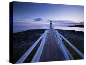 Maine, Port Clyde, Marshall Point Lighthouse, USA-Alan Copson-Stretched Canvas