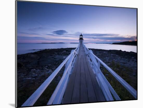 Maine, Port Clyde, Marshall Point Lighthouse, USA-Alan Copson-Mounted Photographic Print