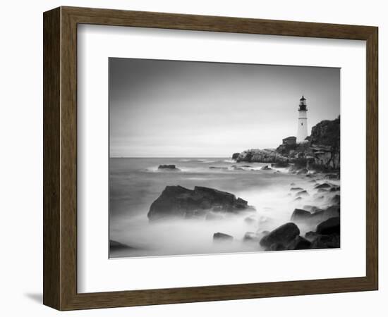 Maine, Portland, Portland Head Lighthouse, USA-Alan Copson-Framed Photographic Print