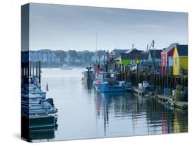 Maine, Portland, Widgery Wharf, USA-Alan Copson-Stretched Canvas