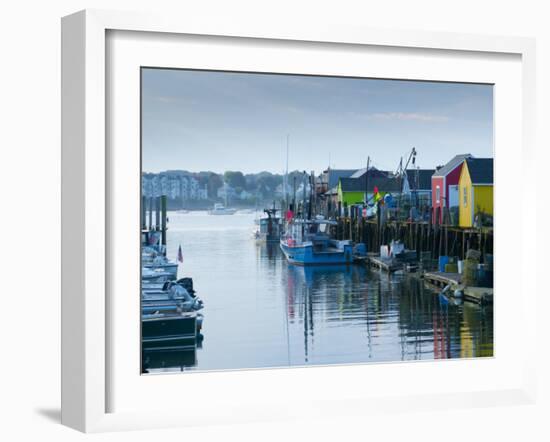 Maine, Portland, Widgery Wharf, USA-Alan Copson-Framed Photographic Print