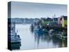 Maine, Portland, Widgery Wharf, USA-Alan Copson-Stretched Canvas