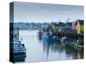 Maine, Portland, Widgery Wharf, USA-Alan Copson-Stretched Canvas