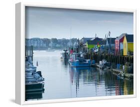 Maine, Portland, Widgery Wharf, USA-Alan Copson-Framed Photographic Print