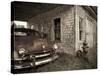 Maine, Potter, Old Gas Station, USA-Alan Copson-Stretched Canvas